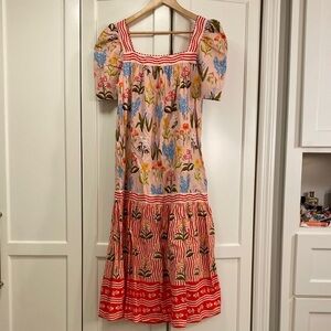 Printfresh Multicolor Floral Midi Dress